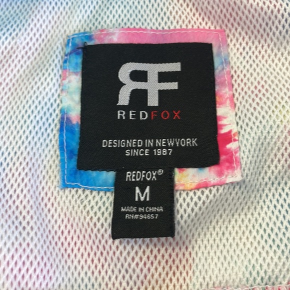 REDFOX Nylon Tie Dye Colorful Jacket Size Med - Picture 6 of 10